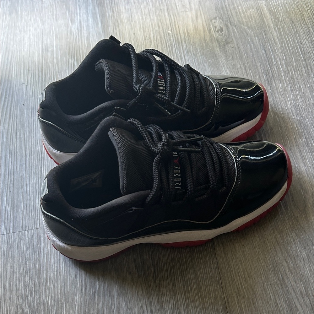 Men's Black and Red Sneakers